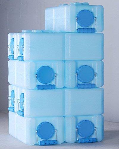 8 Pack Blue Water and Food Storage Containers F44310