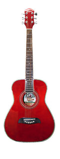 1/2 Size Trans Red Acoustic Guitar A96512