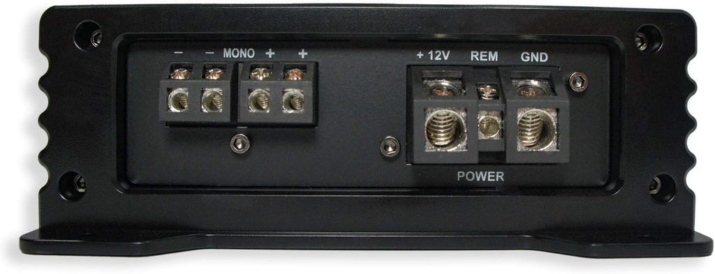 Dual 12 Black Sub Box Enclosure & Amp J949