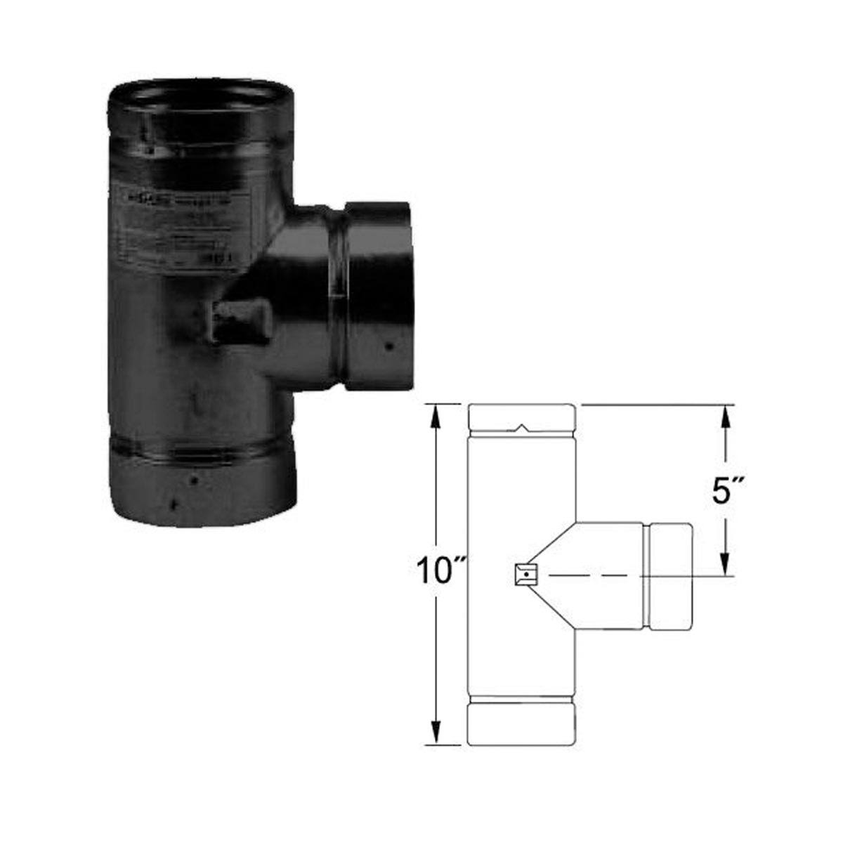 3x22 Inner Diameter Type L Pellet Vent Pipe R21488