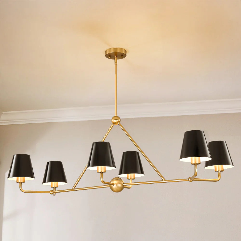 6-Light Linear Kitchen Island Pendant Z733