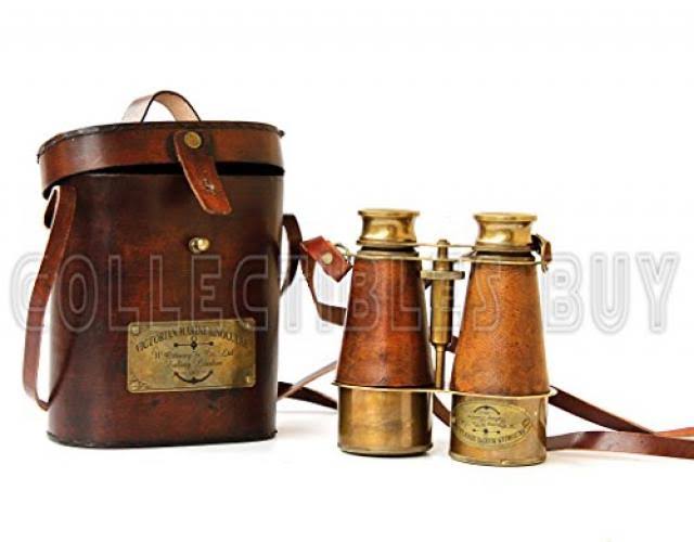 Brass Leather Binoculars M31966