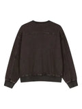TOMBOY frayed-details sweatshirt