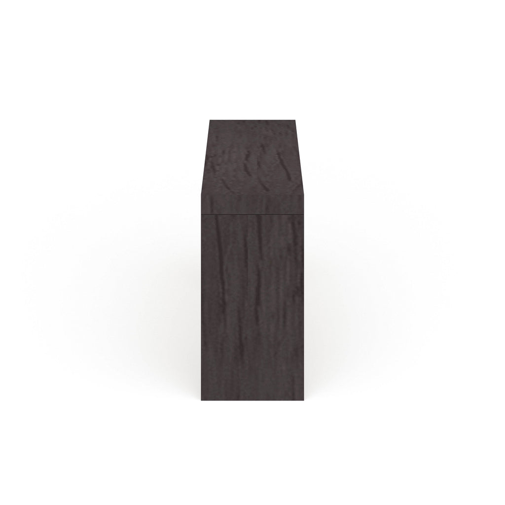 Black Wood Grain Veneer Console Table D8739