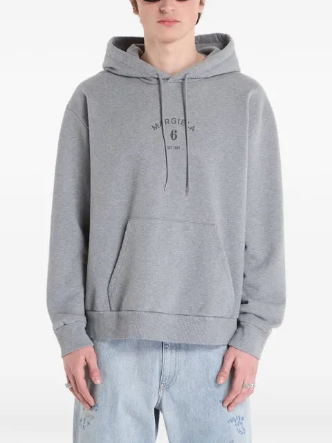 MM6 Maison Margiela logo-print hoodie