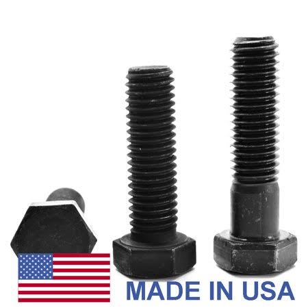 1 inch-8 x 3 3/4 inch Coarse Thread Grade 8 Hex Cap Screw Black Oxide Pk 10 Z801888