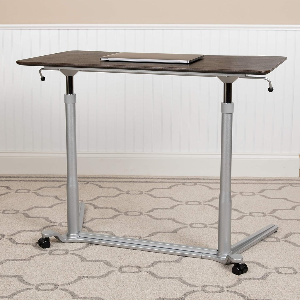 Black Ergonomic Computer Desk D1627