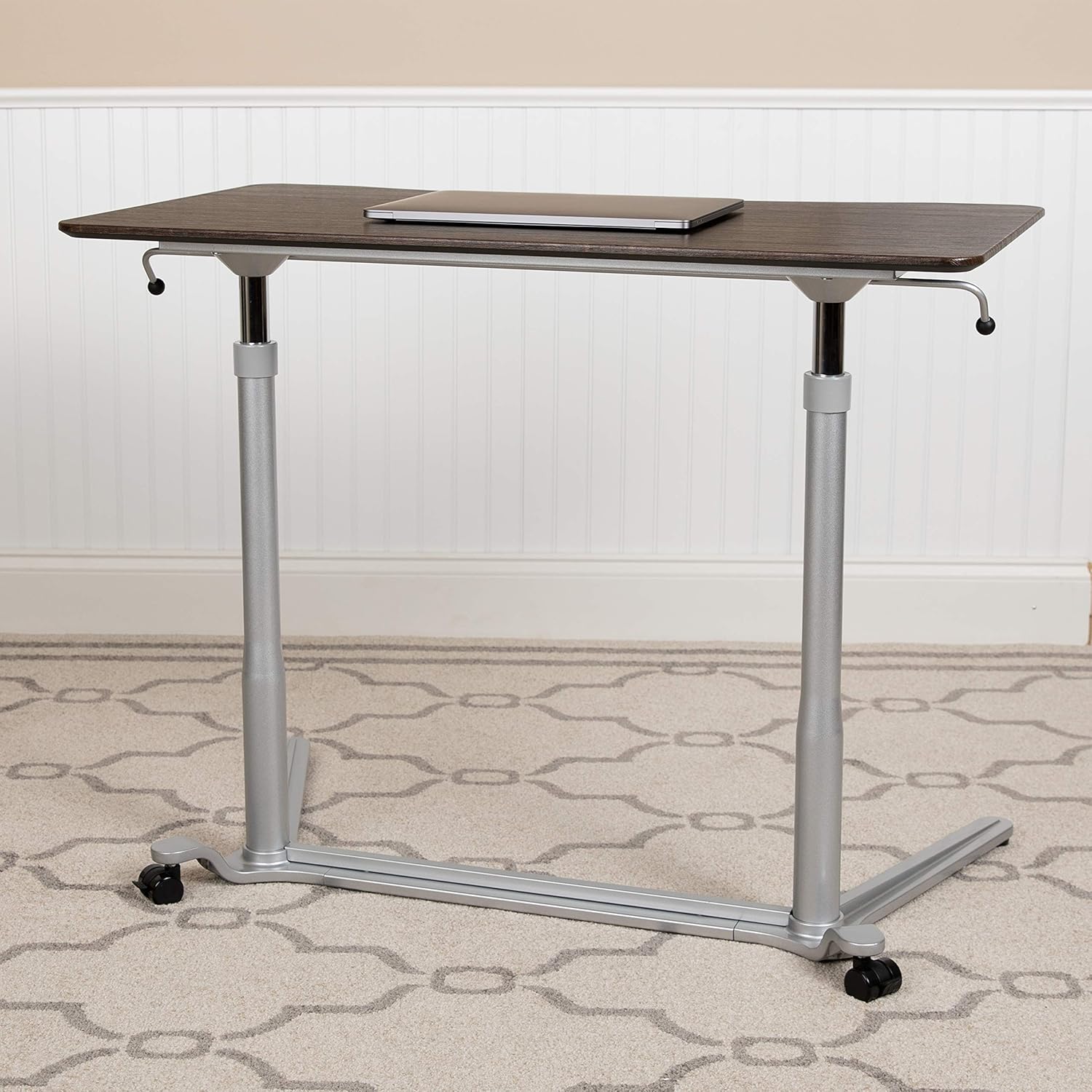 Black Ergonomic Computer Desk D1627