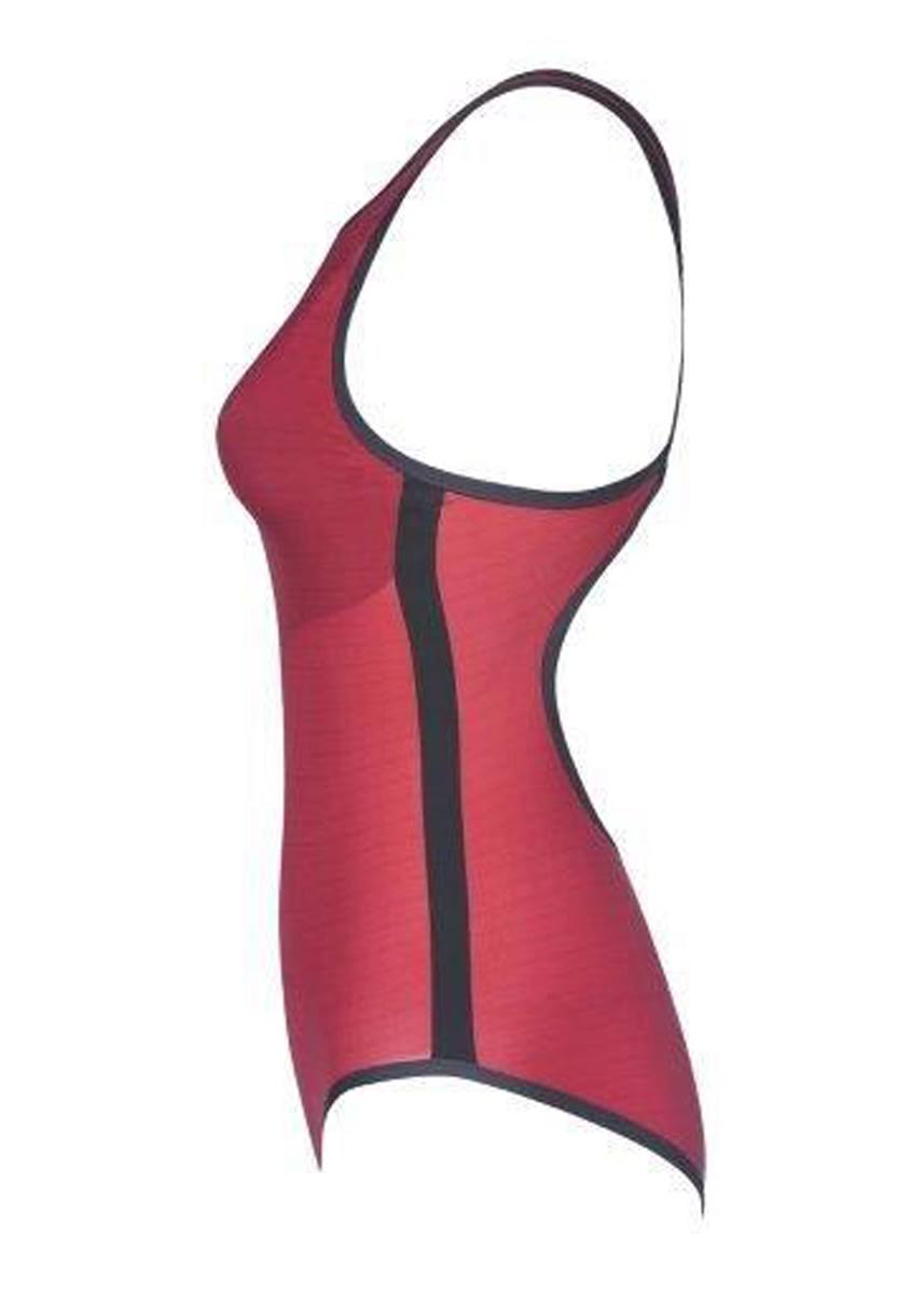 Open Back Jester Red Racing Swim Top E582356