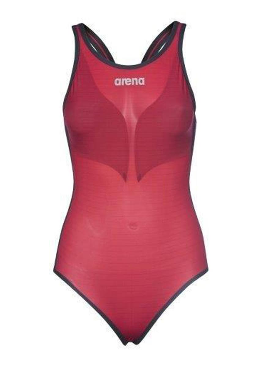 Open Back Jester Red Racing Swim Top E582356