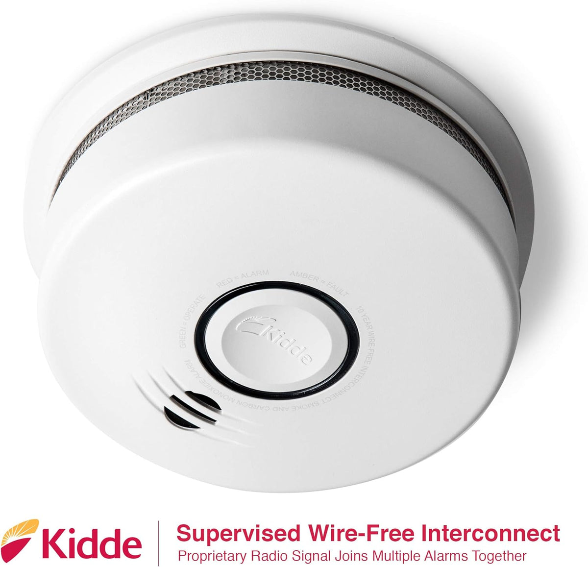 Lithium Battery Powered Combination Smoke & Carbon Monoxide Alarm J5443