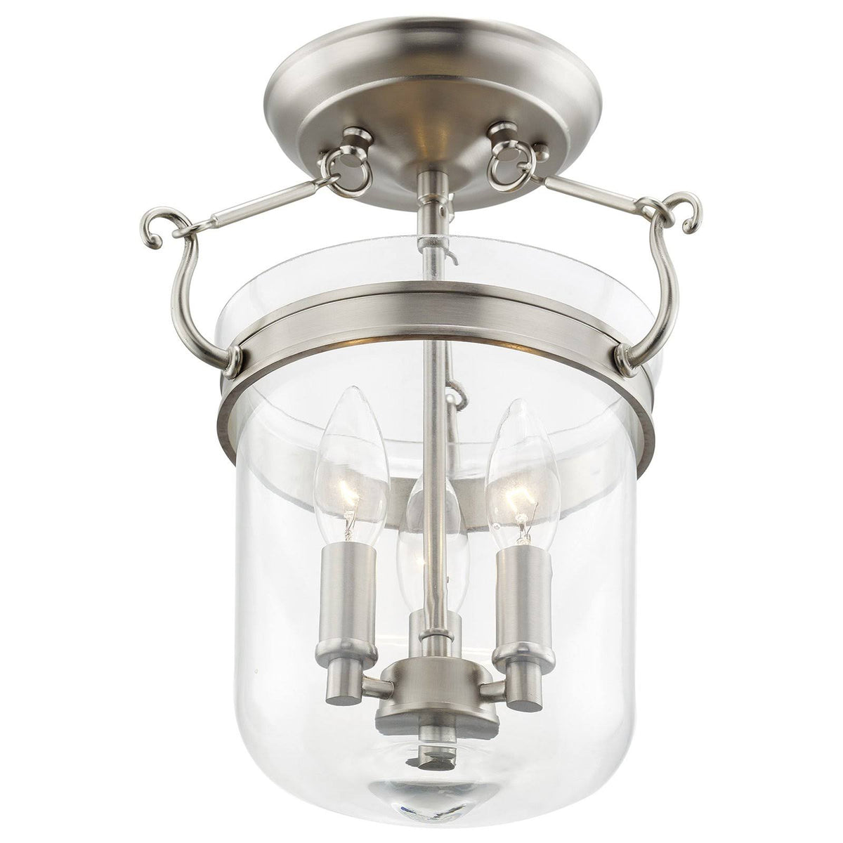 Bronze 3 Light Ceiling Mount I285