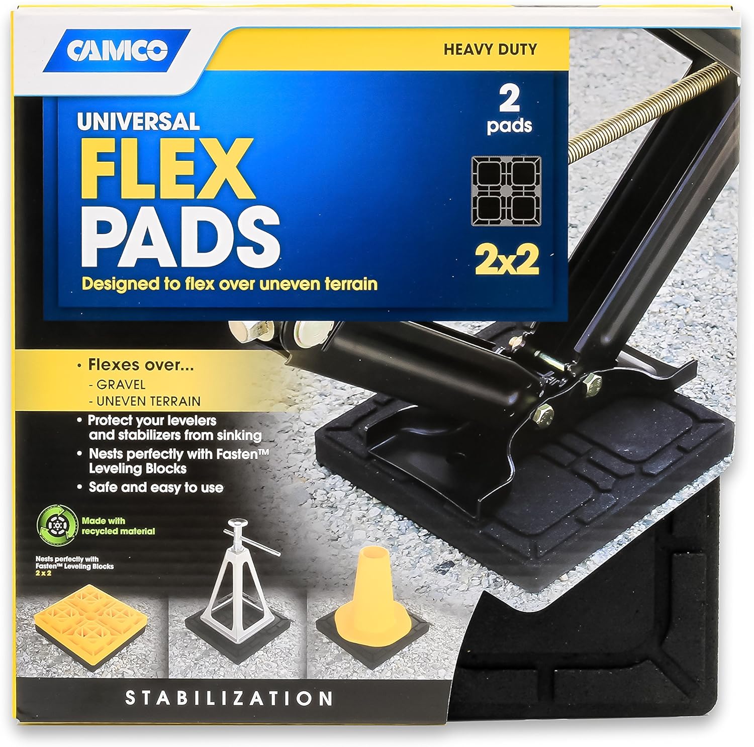 2x2" Pack of 2 Leveling Pads W568664
