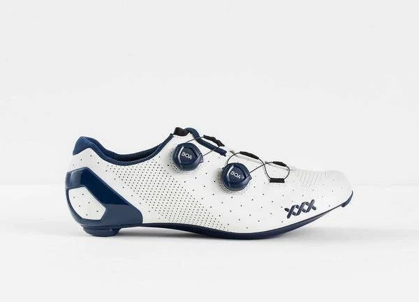 White/Navy Road Cycling Shoes F62509
