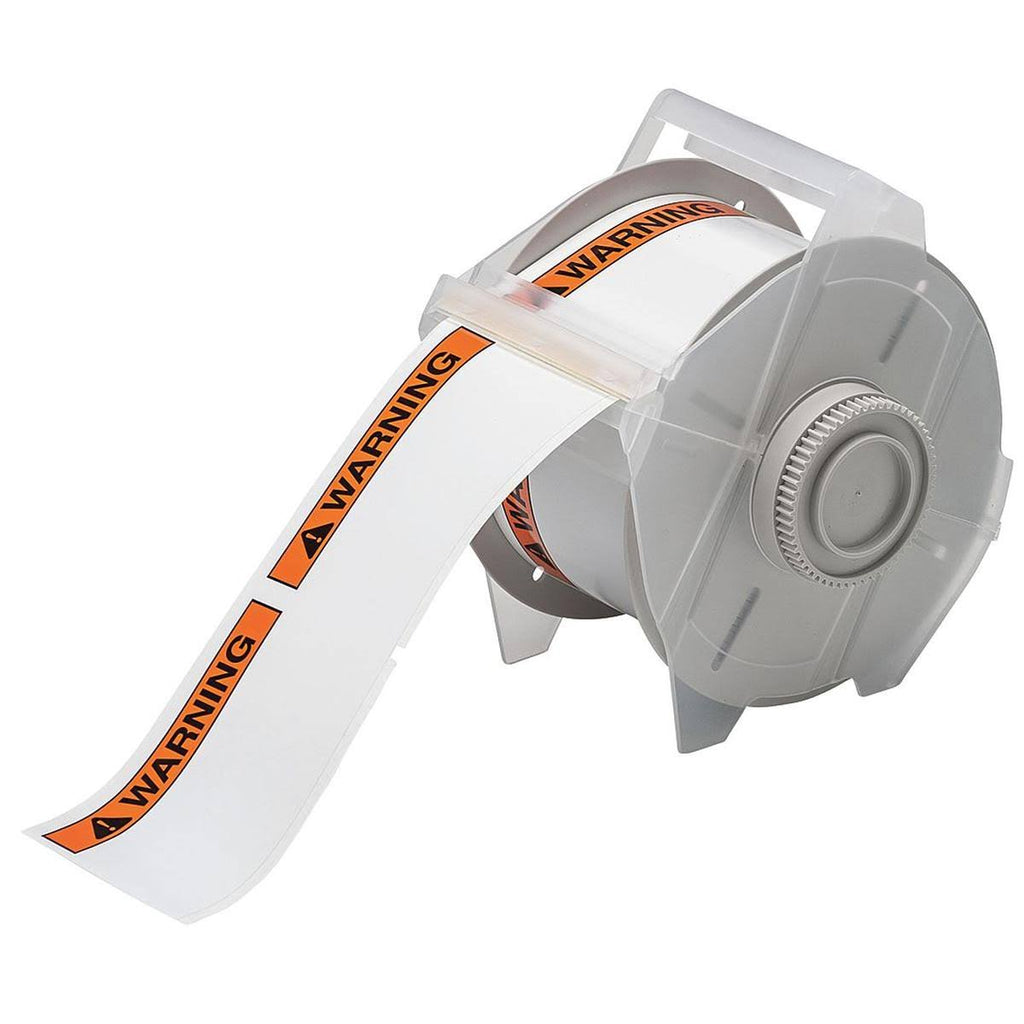 Vinyl Label, Black/Orange S307355
