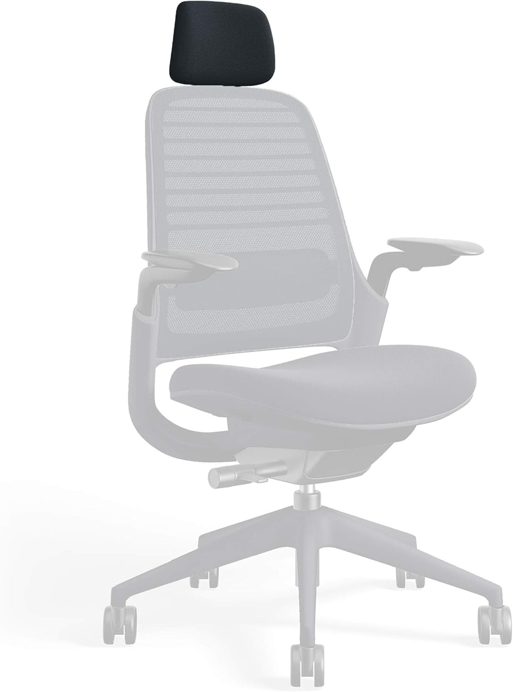 Black Frame 3D Microknit Fabric Headrest D5175