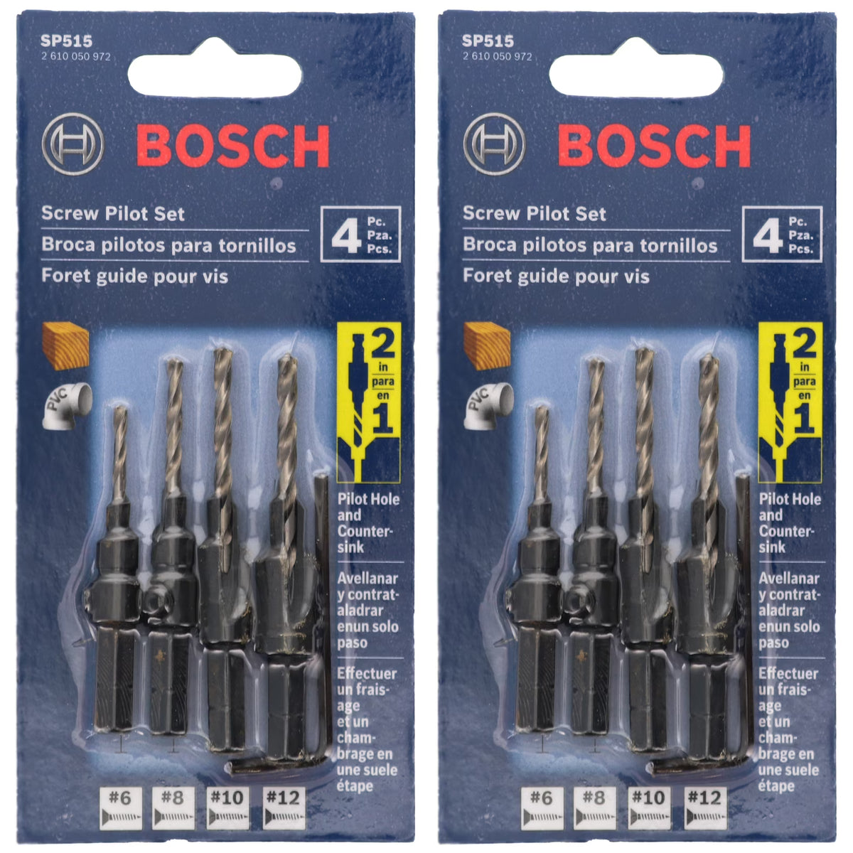 5-Piece HEX Shank Countersink Screw Pilot Set L842