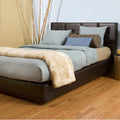 King-size Brown Faux Leather Headboard Kit G3509