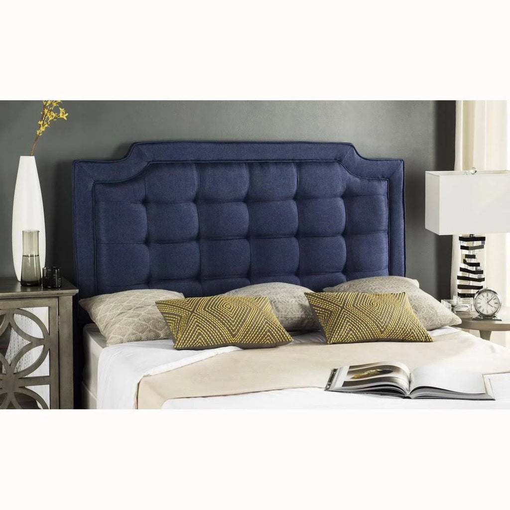 Hemp Tufted Linen Full Headboard C397899