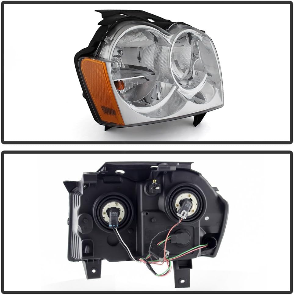 Passenger Side Headlight for 2005-2007 Jeep Grand Cherokee Y7241