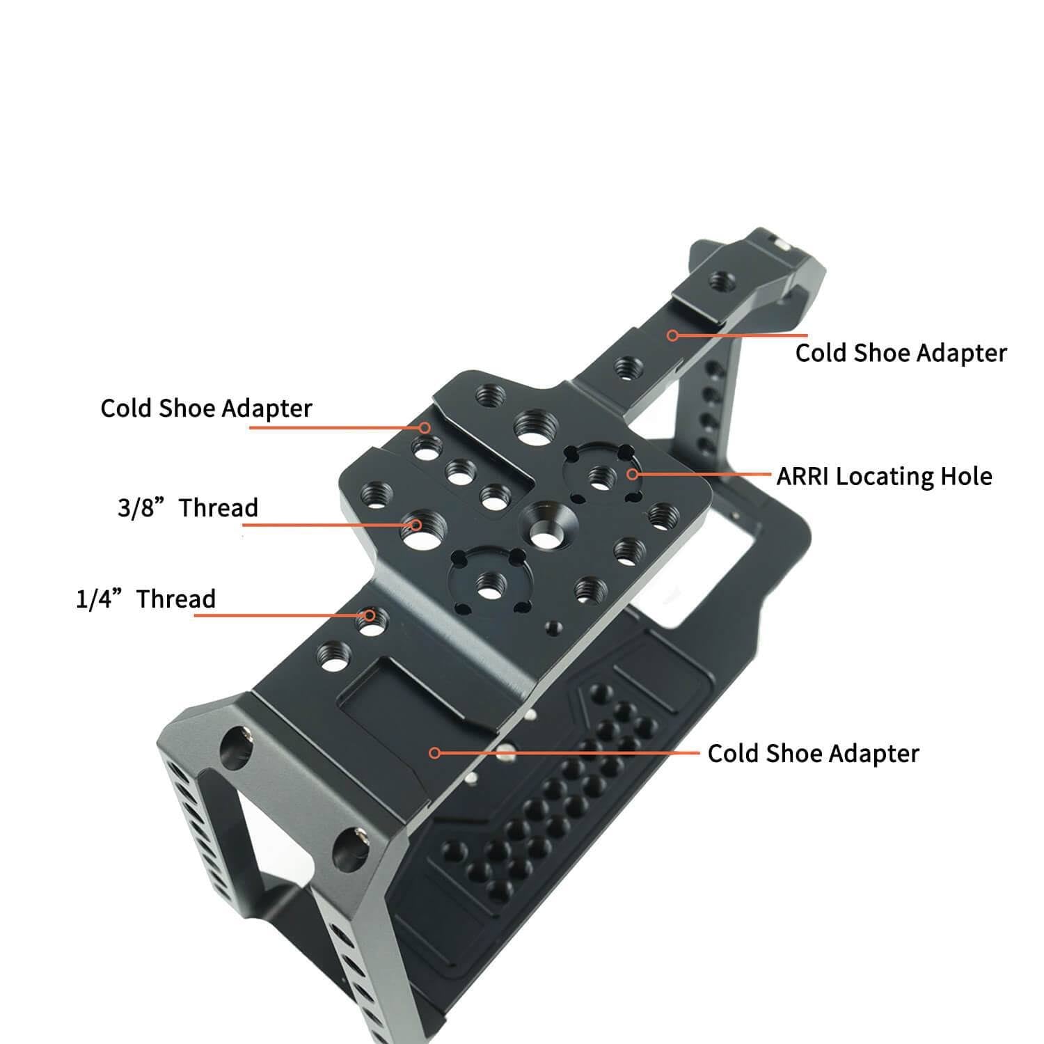 Cage Kit 5 for Blackmagic Pocket Cinema Camera 6K/4K C672