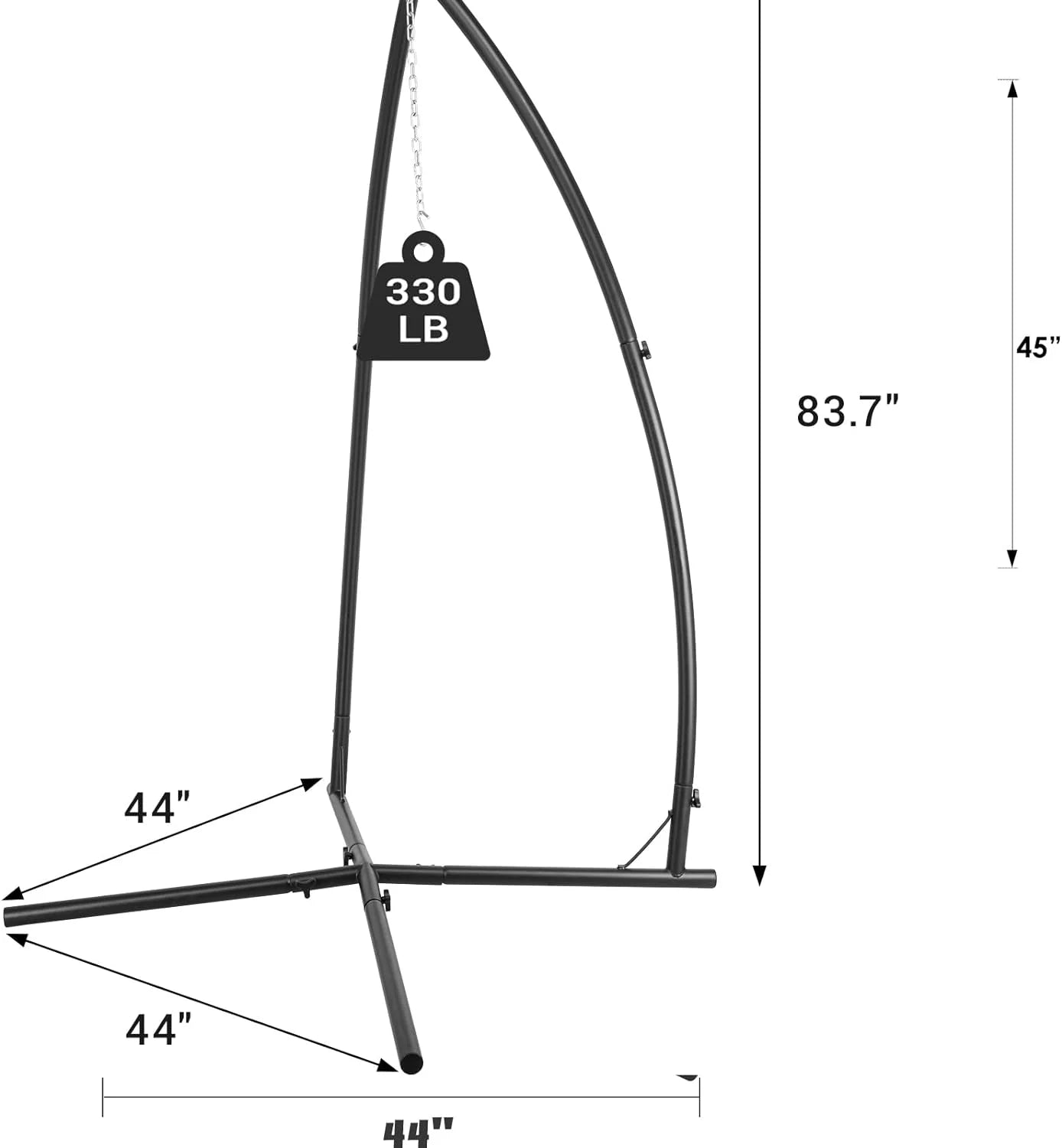 Heavy Duty Steel Hammock Chair Stand Z816146