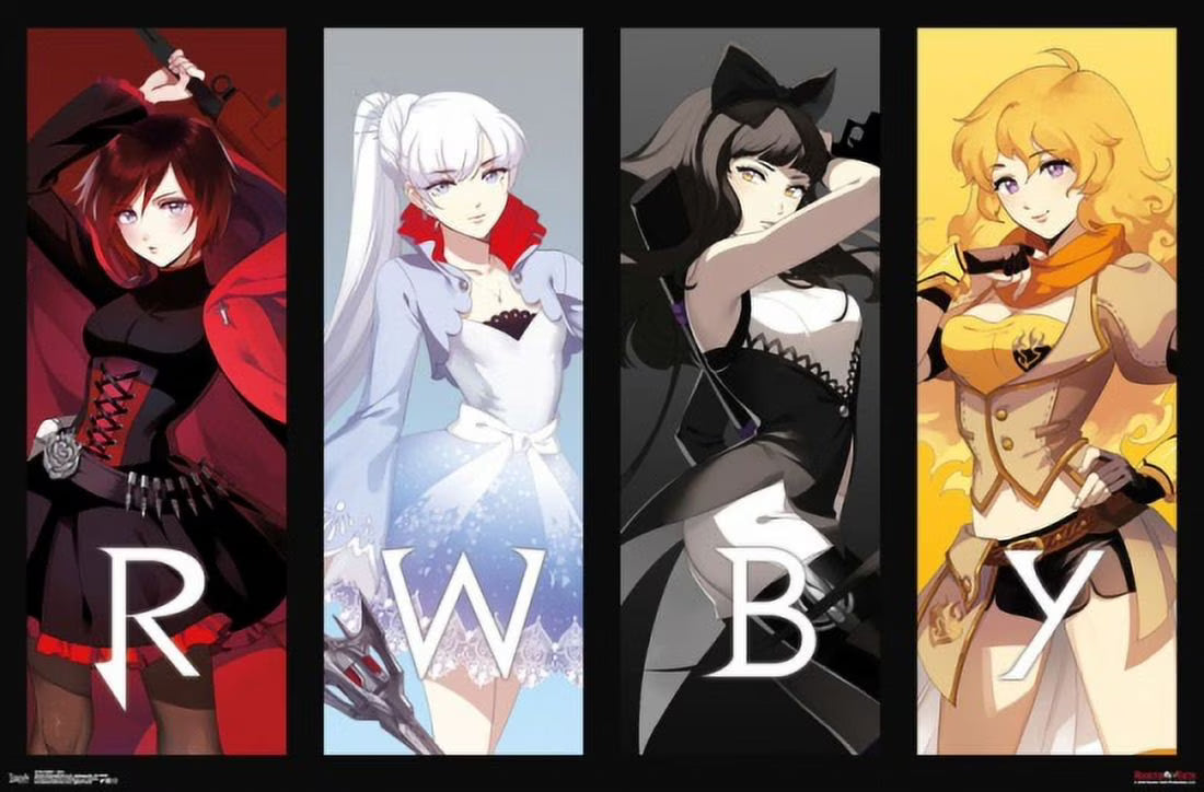 RWBY Girls Poster 22 x 34 inches X125