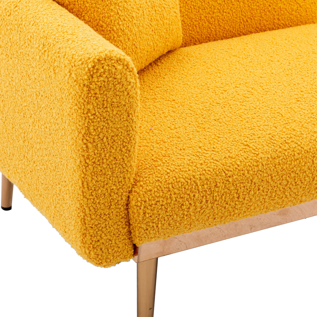Velvet Sofa with Metal Feet T246