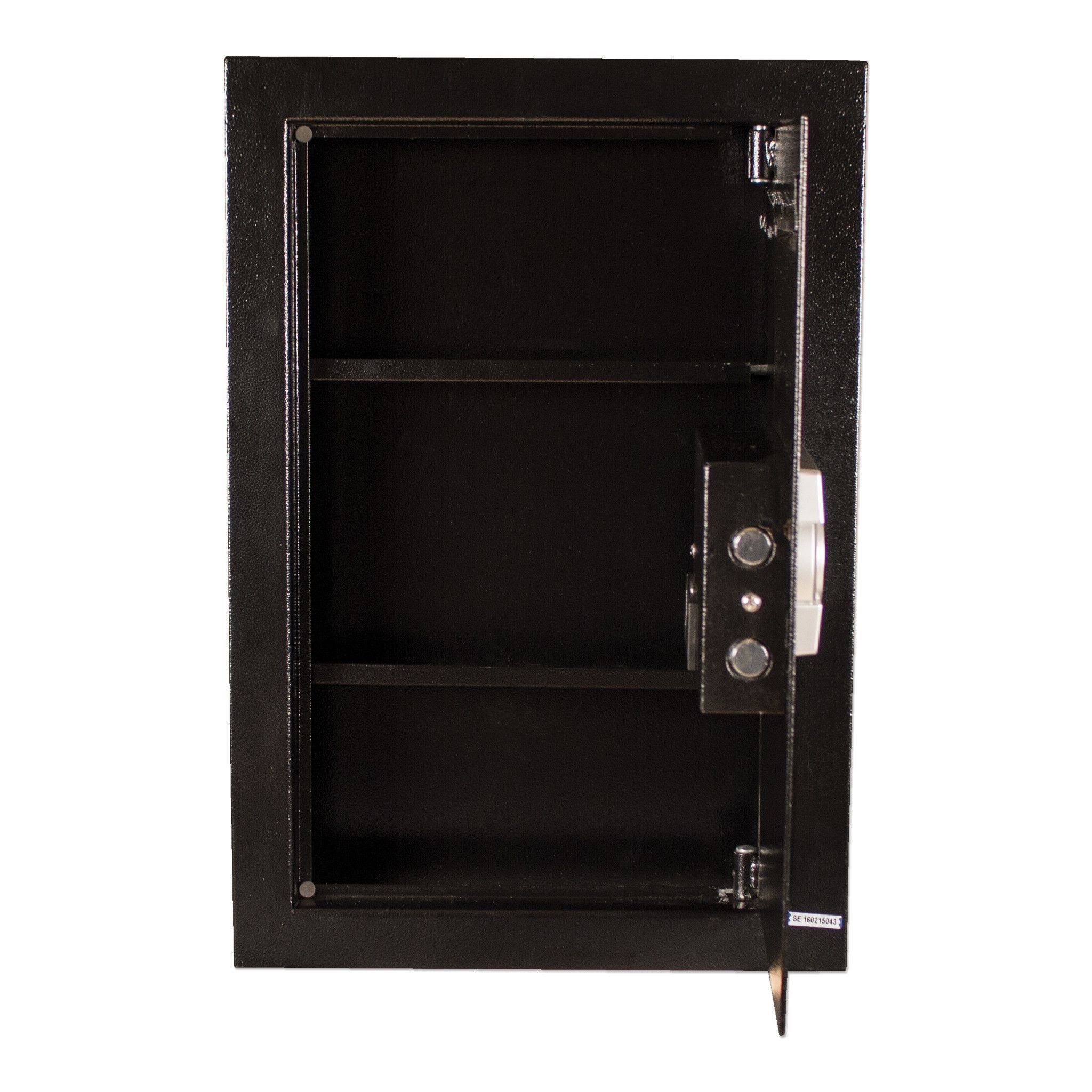 Steel Wall Safe with Electronic Lock A534954