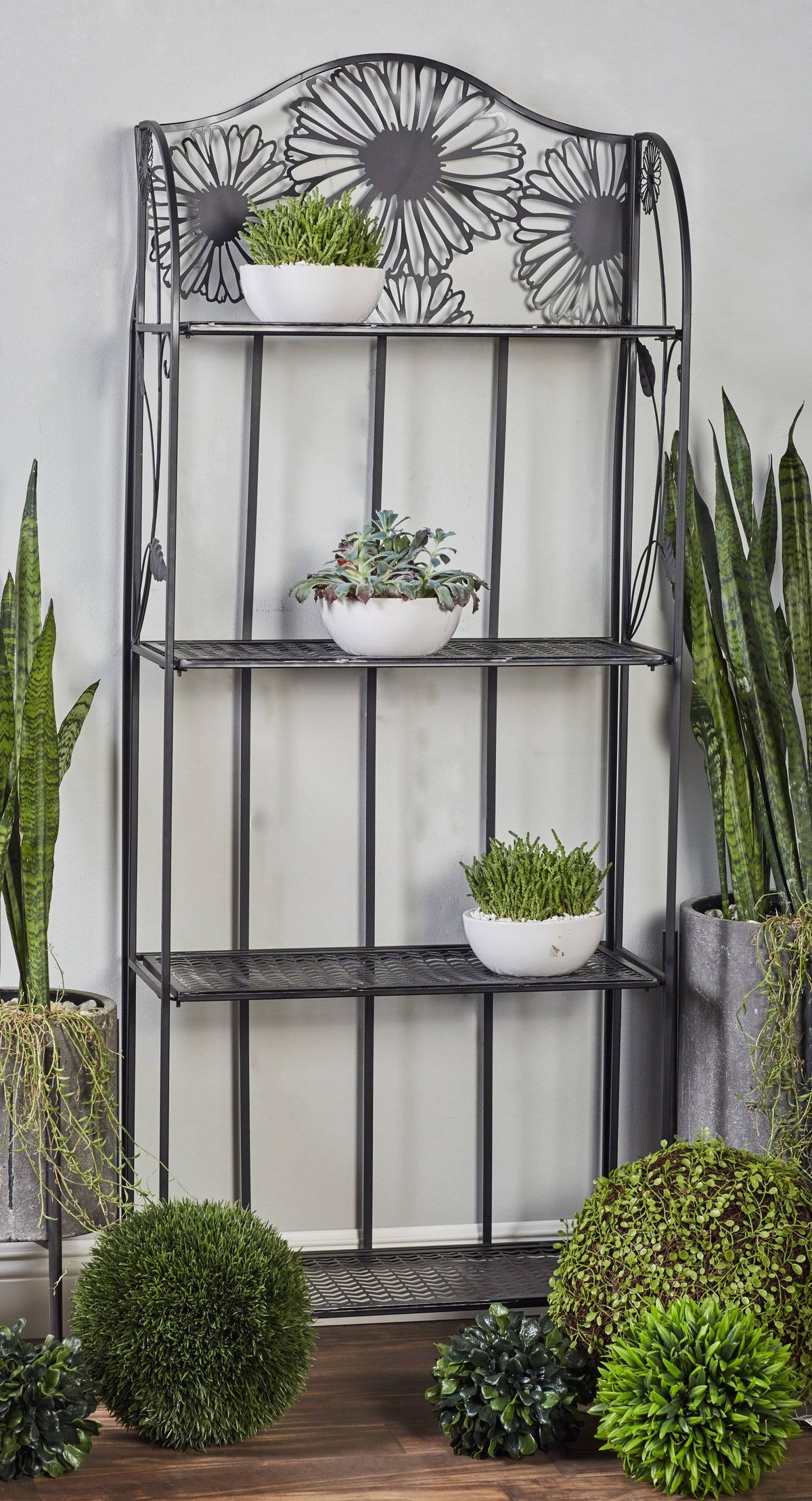 Black Iron Baker's Rack Y7252