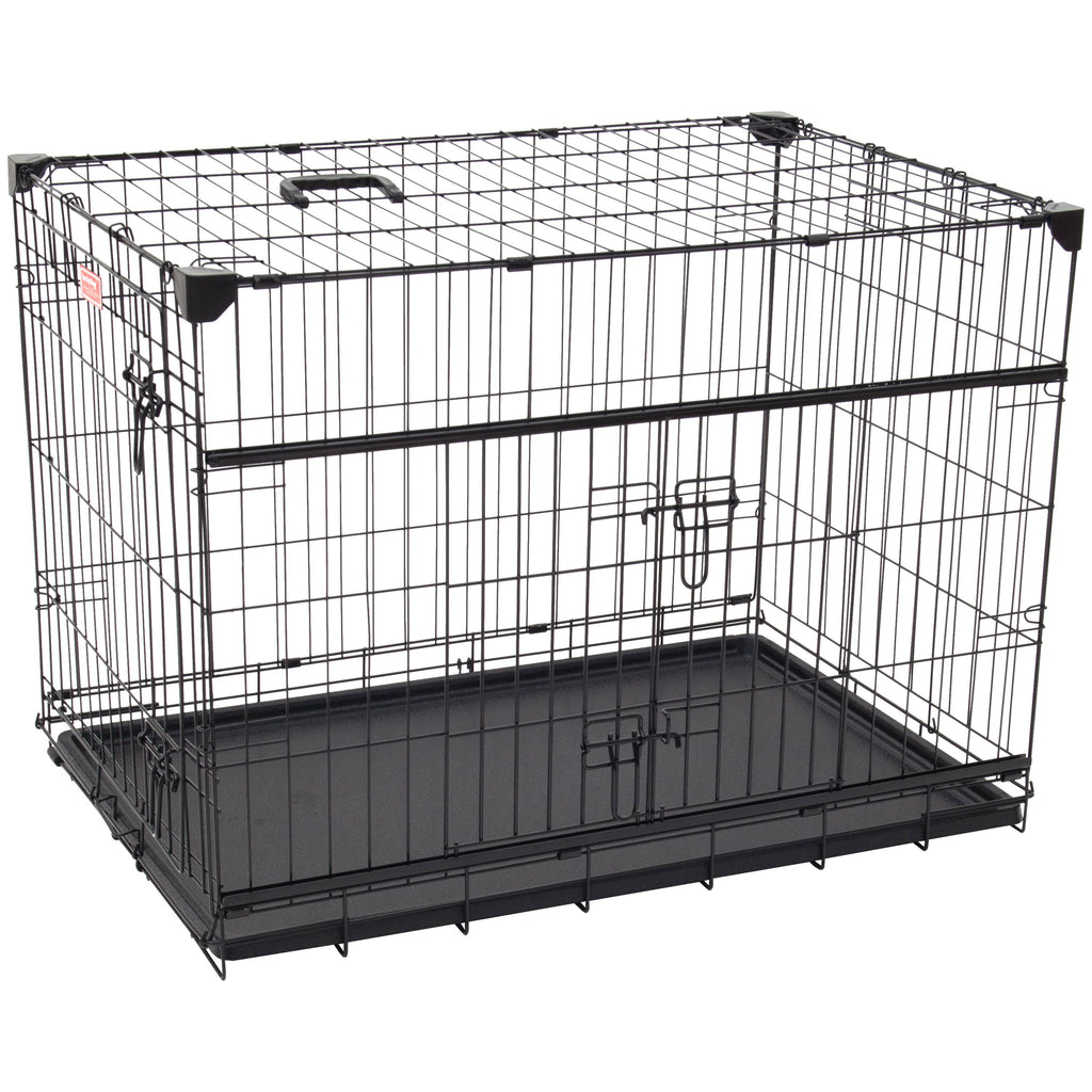 36 inch Sliding Double Door Wire Dog Crate G400727