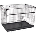 36 inch Sliding Double Door Wire Dog Crate G400727
