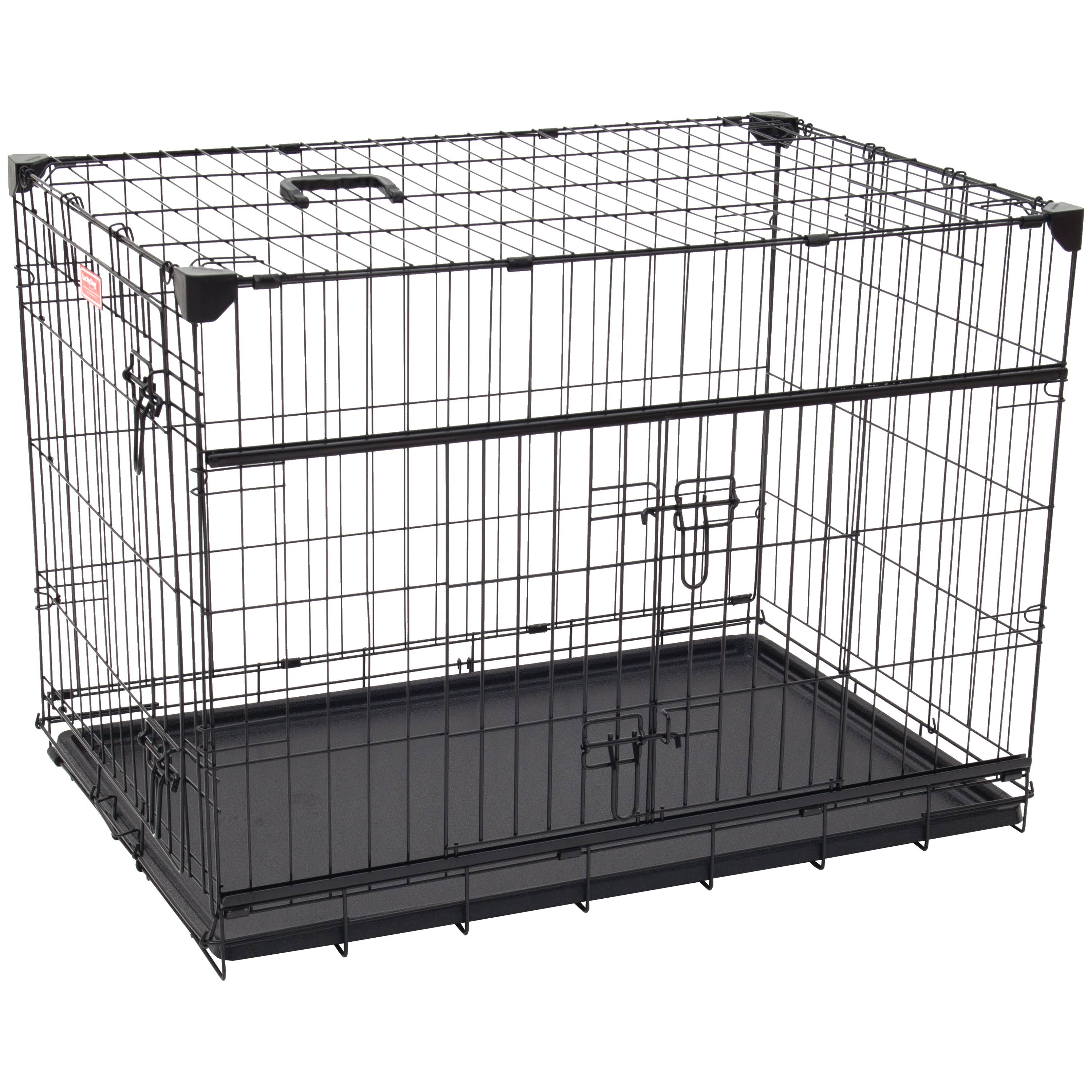 36 inch Sliding Double Door Wire Dog Crate G400727