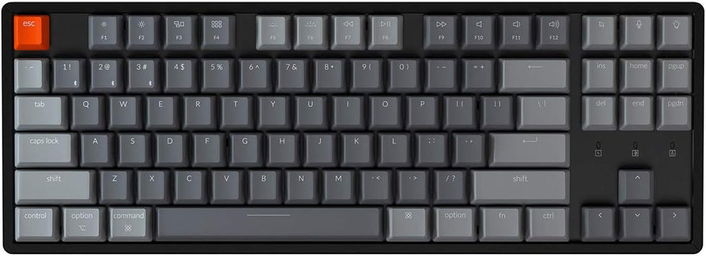 Tenkeyless Wireless Mechanical Keyboard with RGB Backlight Aluminum Frame R571