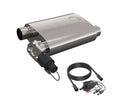 2.5in Weld-On 304SS Reverse Screamer Muffler with Bolt-On Electric Cutout I11915