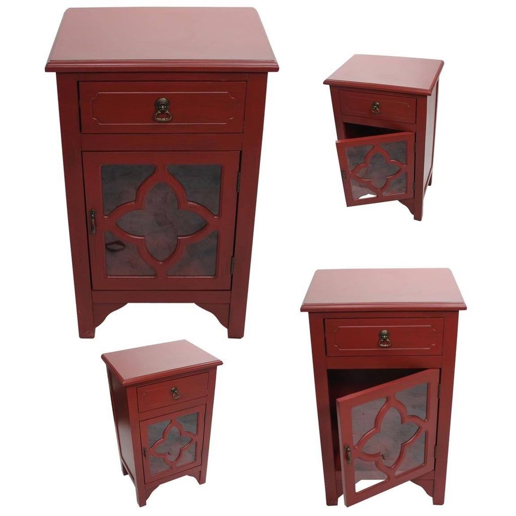 Blue 1 Drawer Accent Cabinet T8923