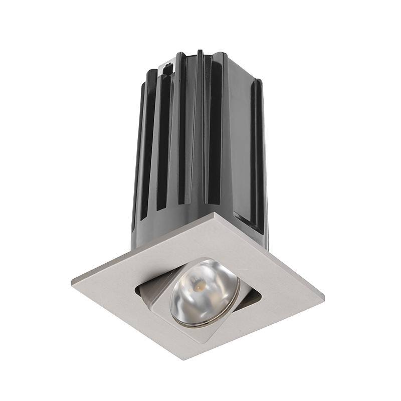 2in Sq Adjustable Trim, Satin Nickel T584038