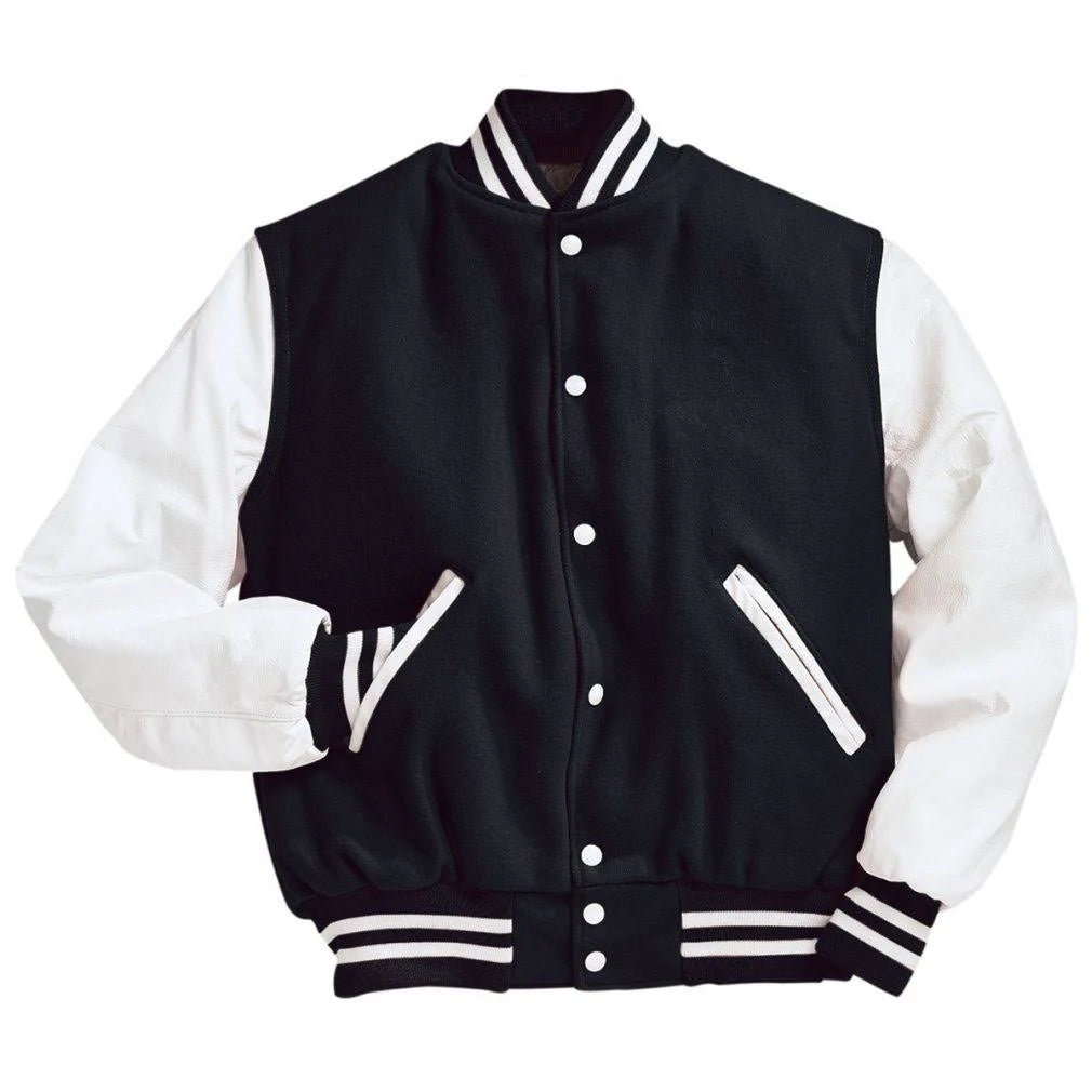 Scarlet Black Varsity Jacket 2XL E1197