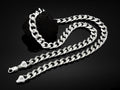 Sterling Silver Handmade 6mm Cuban Chain Necklace F910486