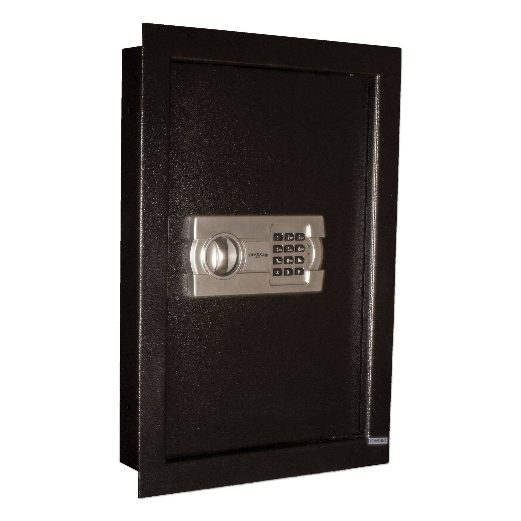 Steel Wall Safe with Electronic Lock A534954