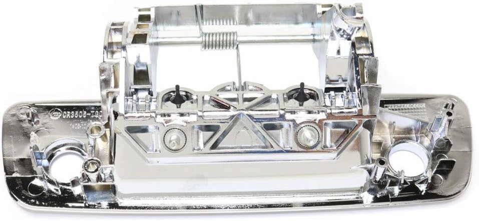 Chrome Plastic Tailgate Handle with Camera Hole Pack of 2 D6491