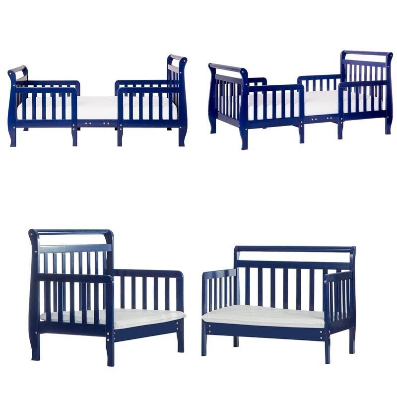 Royal Blue 3-in-1 Convertible Toddler Bed W857466