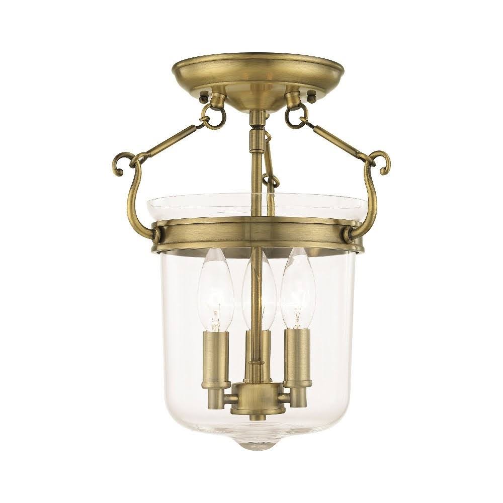 Bronze 3 Light Ceiling Mount I285
