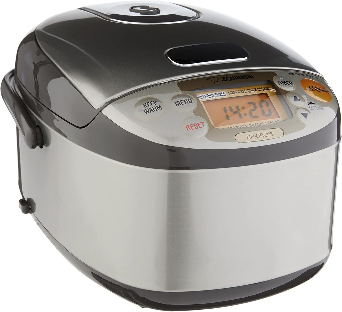 Stainless Dark Brown Induction Heating Rice Cooker and Warmer R552491