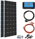 200 Watt 12Volt Moncrystalline Solar Panel Kit with 20A Charge Controller and Mounting Brackets C591