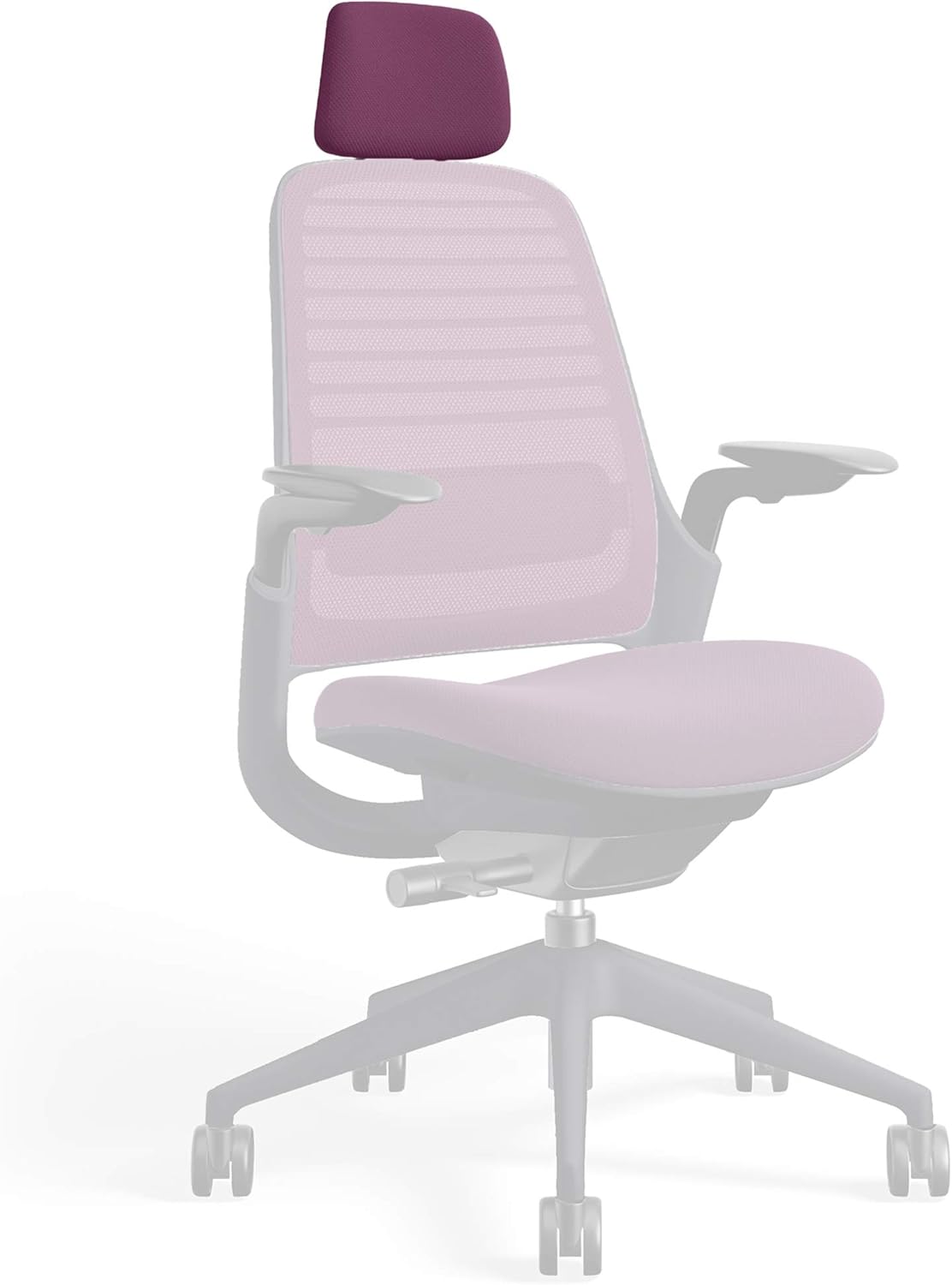 Black Frame 3D Microknit Fabric Headrest D5175