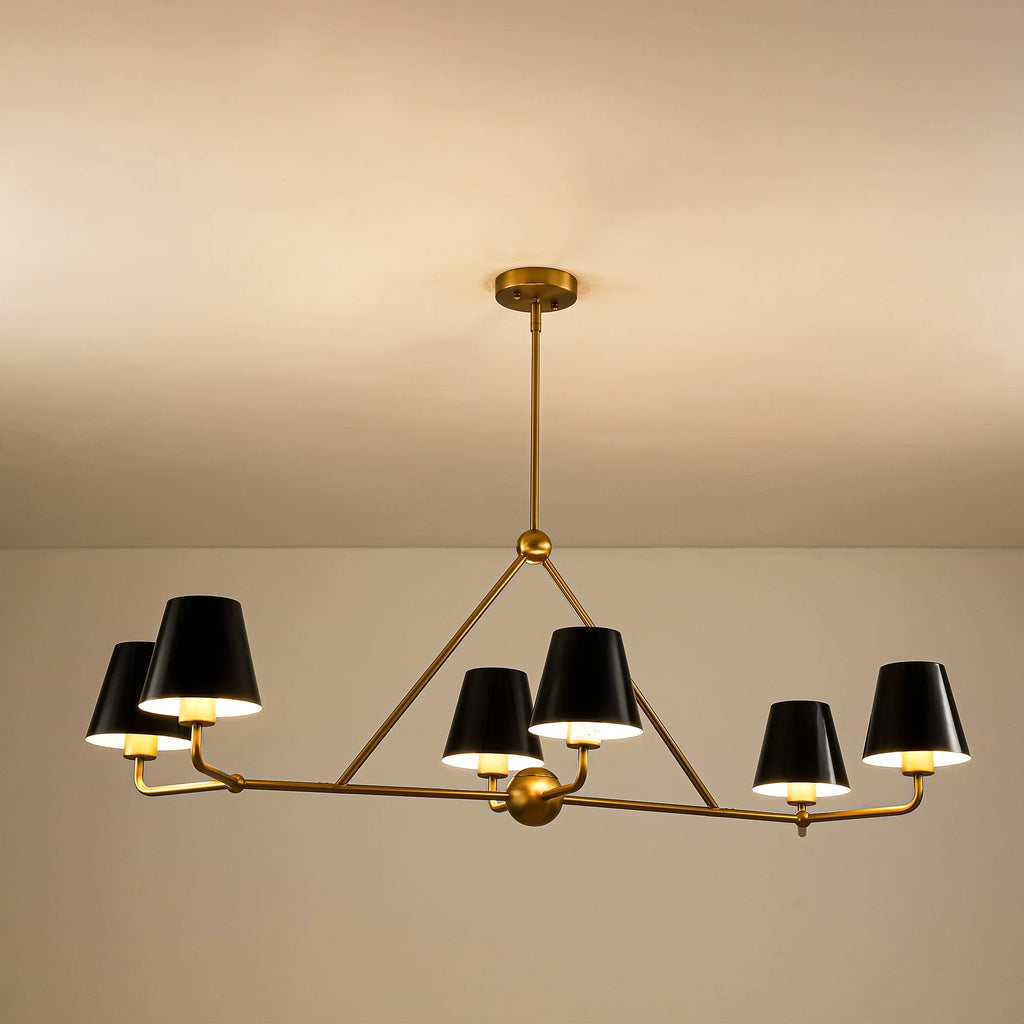 6-Light Linear Kitchen Island Pendant Z733