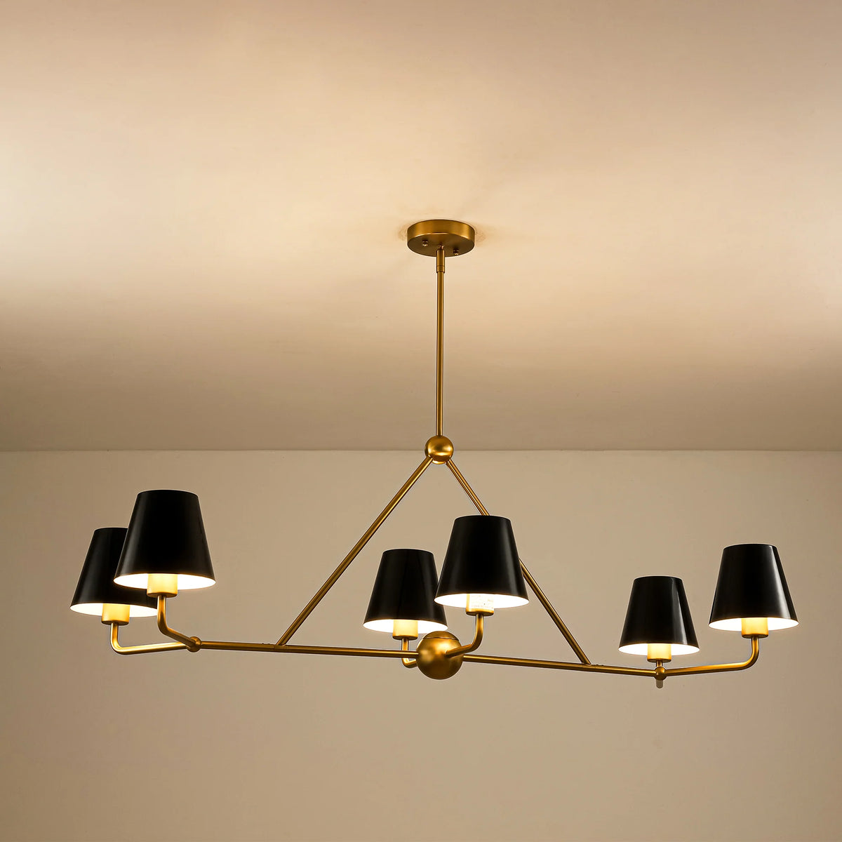 6-Light Linear Kitchen Island Pendant Z733