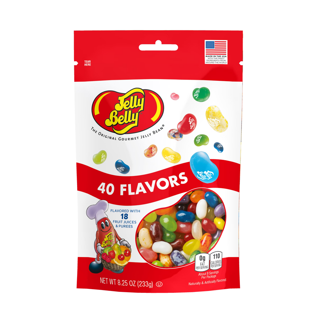 8.25 oz Bag Assorted Flavors Jelly Beans Candy V2007