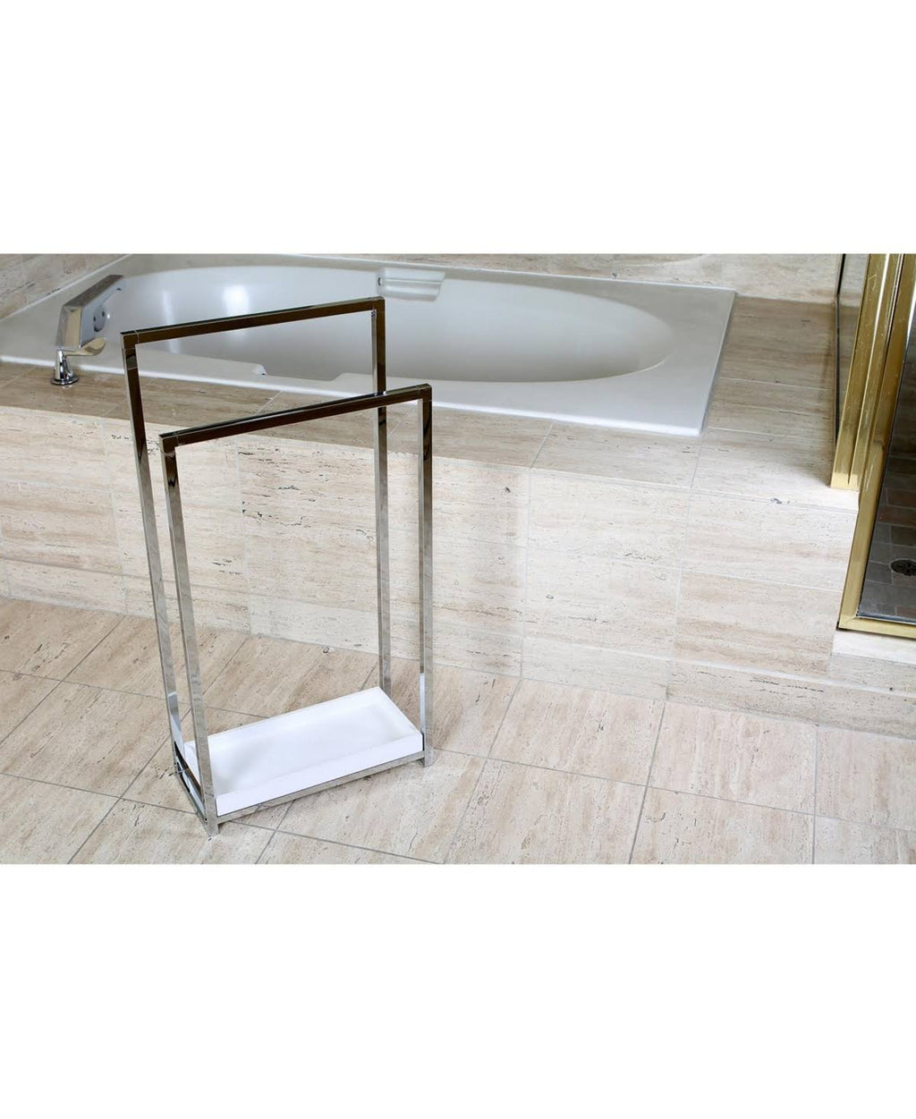 Oil Rubbed Bronze 2-Tier Steel Towel Rack I734885